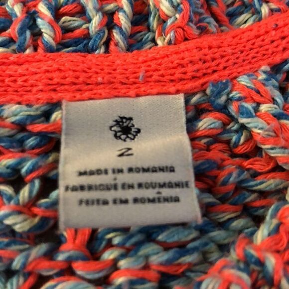 Eye catching Maison Scotch Multicolor Zip Sleeve Cotton Blend Sweater. - Picture 11 of 16